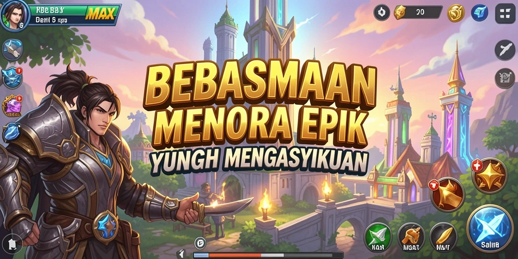 Tampilan gameplay BEBASMAX yang menarik dan menegangkan.