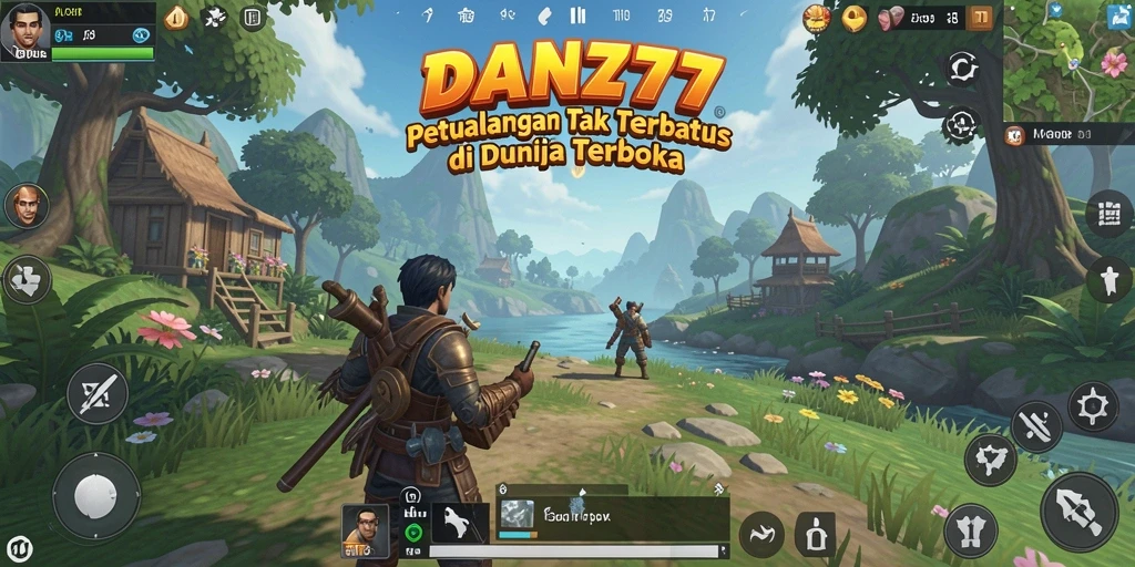 Gameplay seru di dunia terbuka yang luas dalam DAN777.