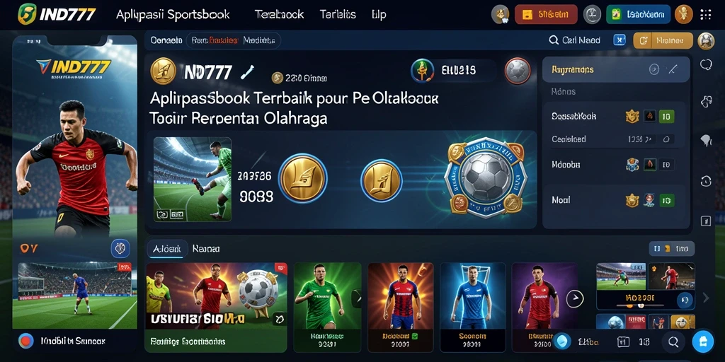 Tampilan gameplay menarik dari aplikasi Sportsbook IND777.