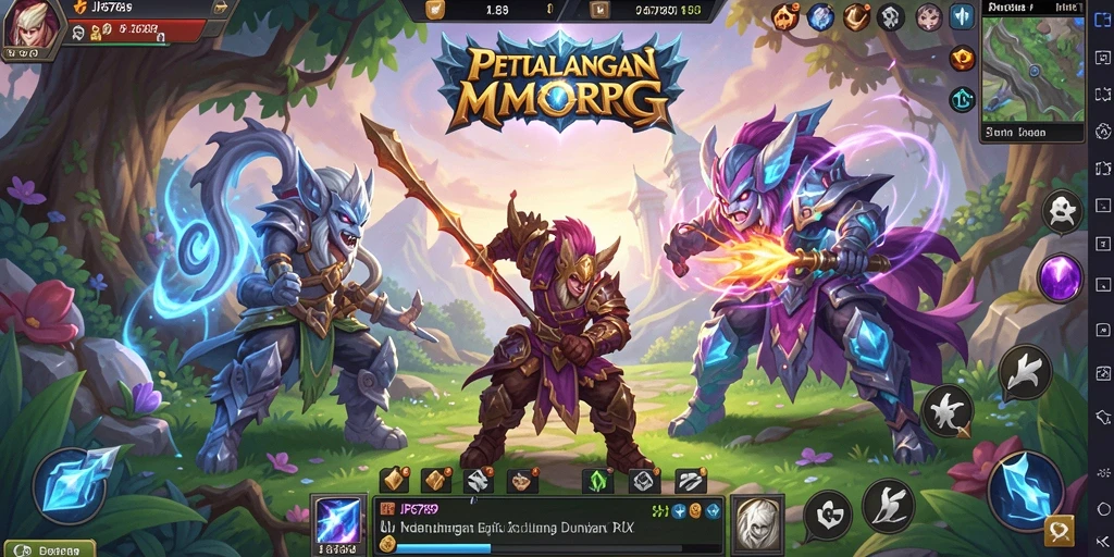 Tampilan menarik dari gameplay JP6789 dalam dunia MMORPG.