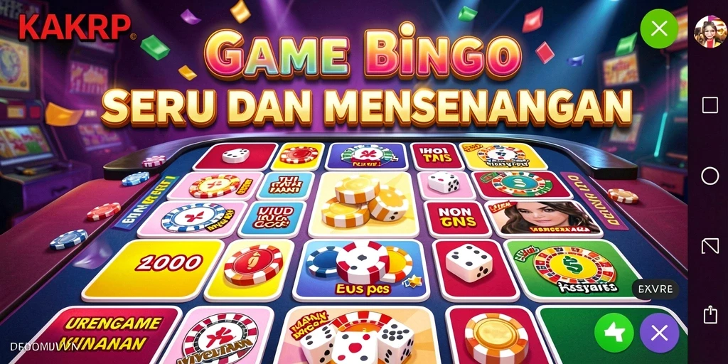 Tangkapan layar permainan Bingo yang seru dan menyenangkan.