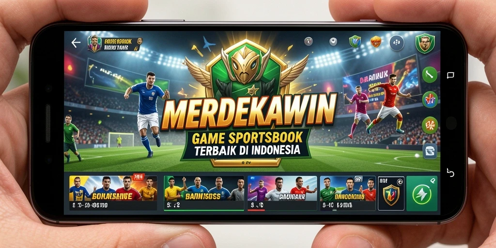 Tampilan antarmuka aplikasi MERDEKAWIN yang menarik dan intuitif.