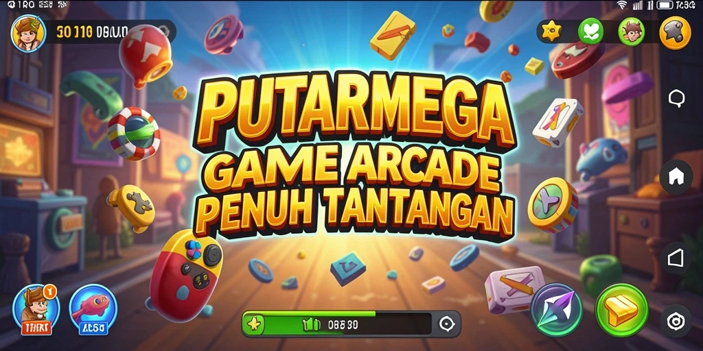 Tampilan gameplay PUTARMEGA yang seru dan penuh aksi.