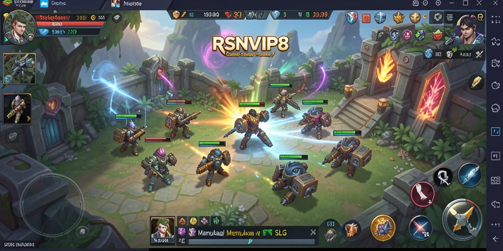 Tampilan gameplay mendebarkan di RSNVIP8 dengan strategi yang kompleks.